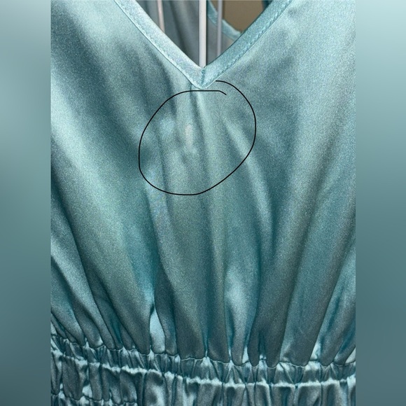 WHBM Satin Ombré Maxi Dress Size Large - Picture 5 of 5